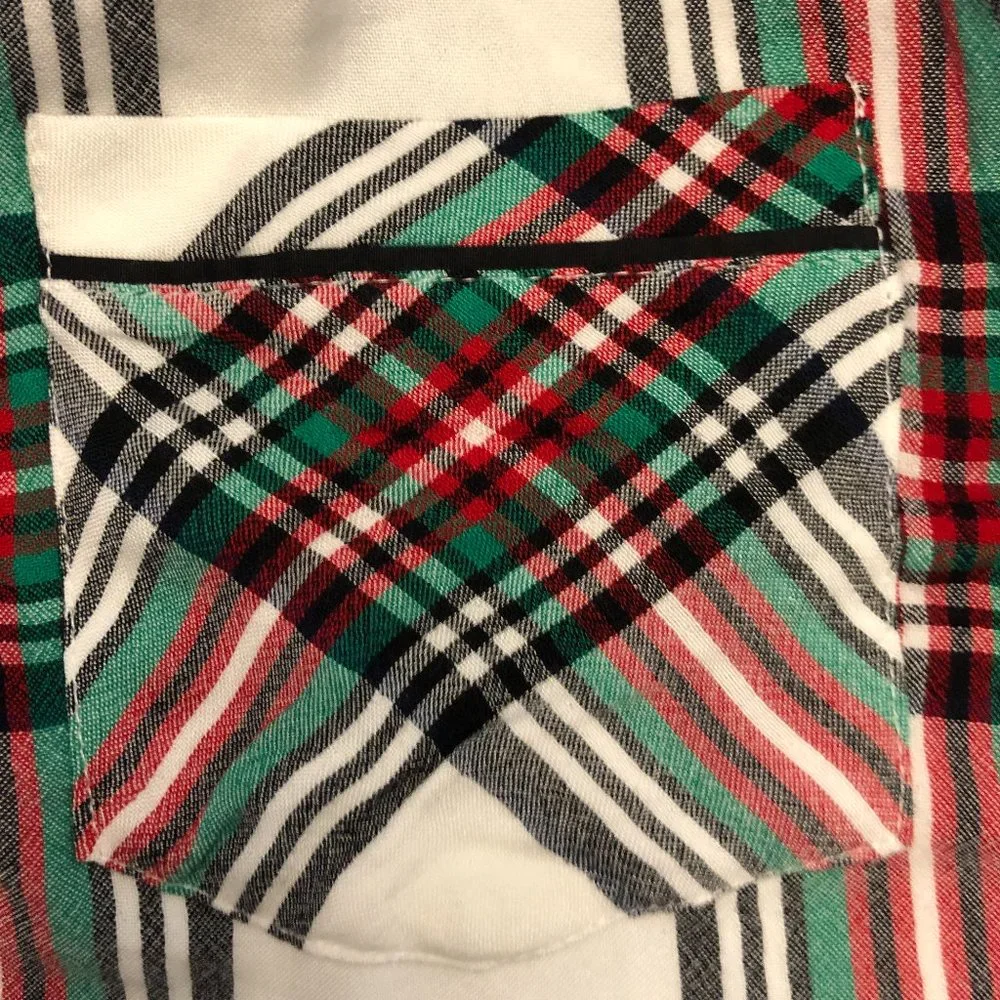 Plush Ultra Soft Plaid Woven Pajama Set